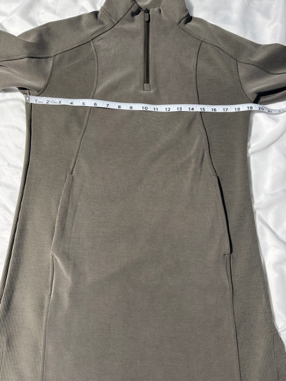 Lululemon Softstreme Half Zip Mini Dress Small Long Sleeve Athleisure - Picture 10 of 12